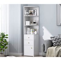 Estante Moderno Renzo 150 cm Blanco R&R Muebles