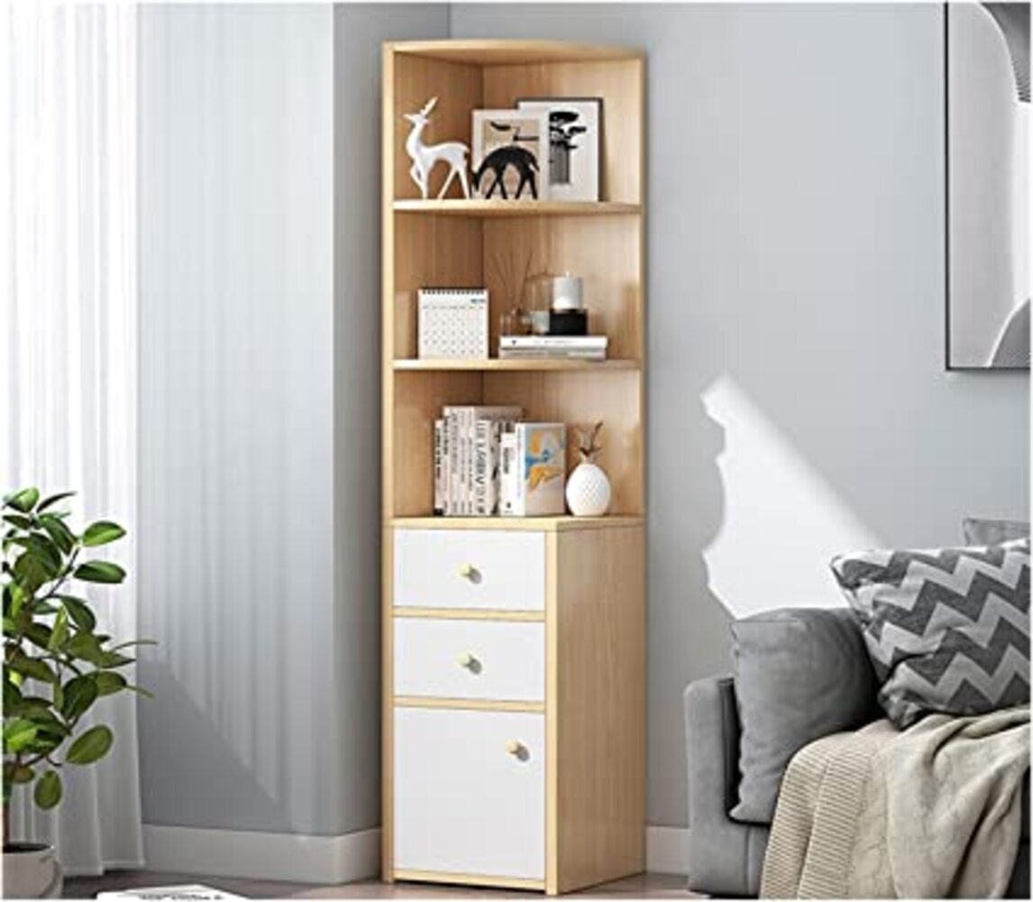 Estante Moderno Renzo 150cm Duna/Blanco R&R Muebles