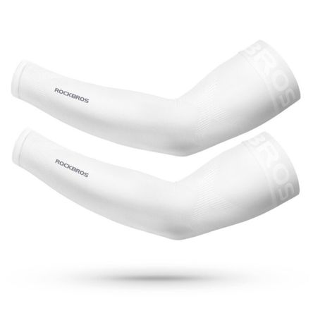 Mangas Deportivas ROCKBROS XT056 Protección Solar UV Blanco Mangas Deportivas ROCKBROS XT056 Protección Solar UV Blanco