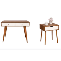 COMBO Velador Luna 1 Cajón + Escritorio Vintage Ventitas Home Bellota