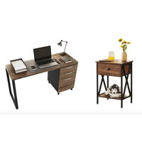 COMBO Velador Kolea + Escritorio Bárbara Ventitas Home Gales