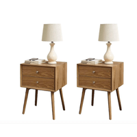 COMBO 2 Veladores Vintage Premium 2 Cajones Ventitas Home  Duna