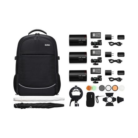 Godox AD100prop pocket Flash kit de 3 luces