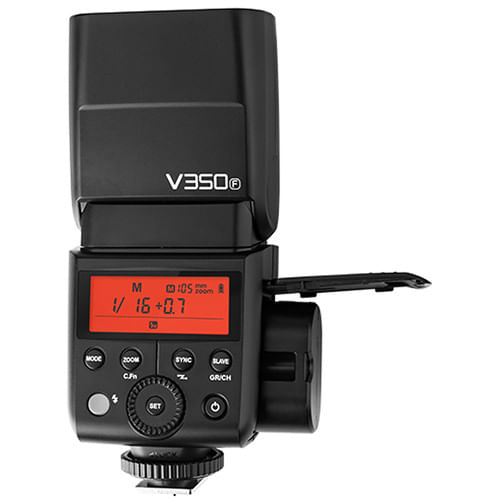 Flash Speedlite Godox V350 para Fujifilm