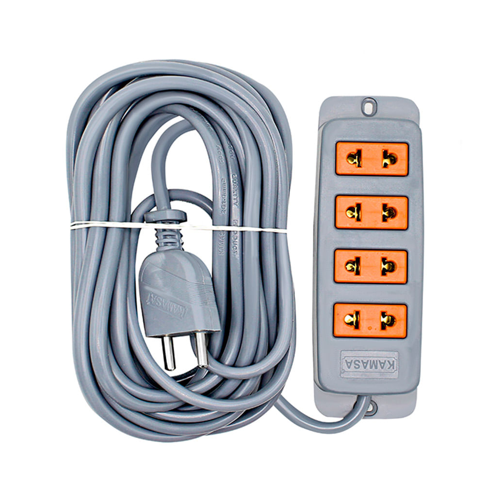 Extensión 4 salidas 5m Kamasa