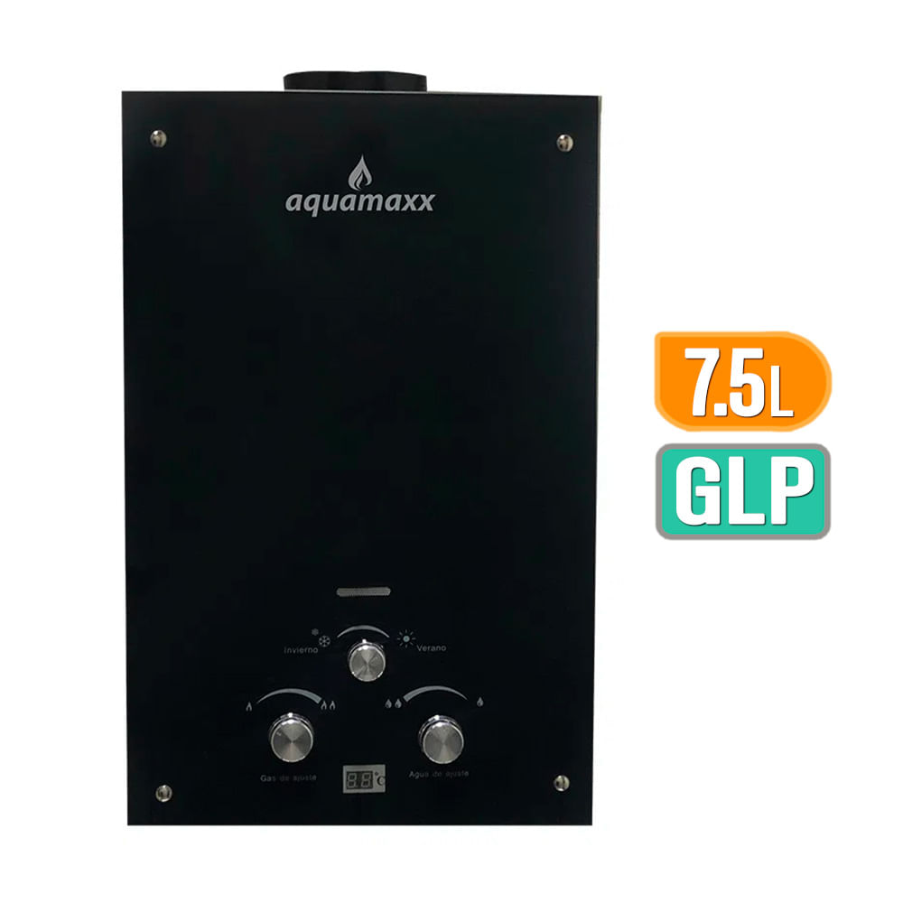 Calentador a gas EBP GLP 7.5 litros Aquamaxx