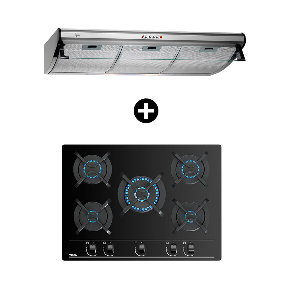 Combo Teka Campana C9310 + Cocina GBC 75030 Kin