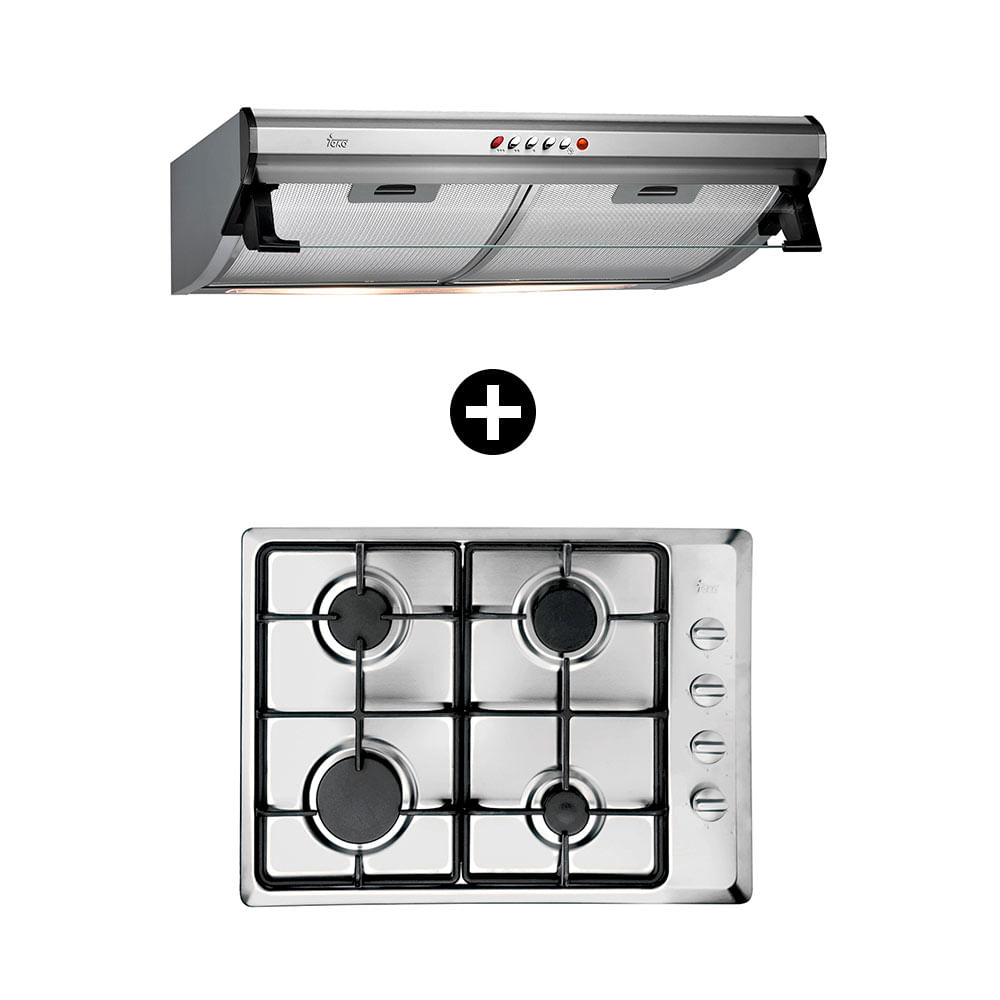 Combo Teka Campana C6310 + Cocina HLX 504G