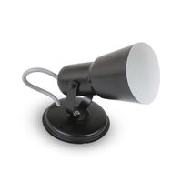 Spot incandescente Reflector 1 luz Negro Gocia