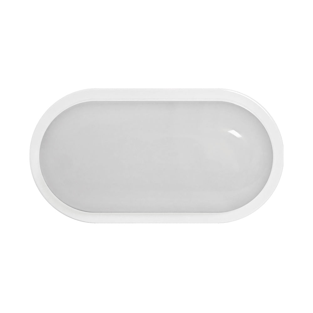 Aplique LED Tortuga ovalado Blanco 20W Luz Fría Lightech