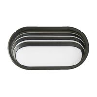 Aplique Ovalado LED Rejilla 20W Luz Amarilla Luminika