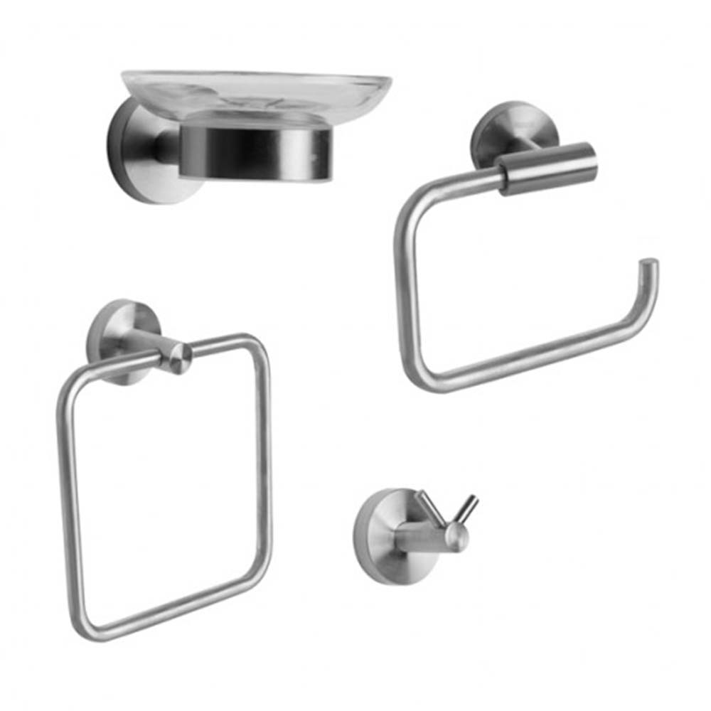 Set de baño x 4 piezas Steel - Promart
