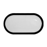 Aplique tortuga LED 20w Ip65 Negro Luz Cálida Gz Ligthing