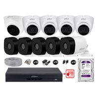 Cámaras Seguridad Kit 10 Fhd 4 Camara Audio 1tb Reconocimiento Facial
