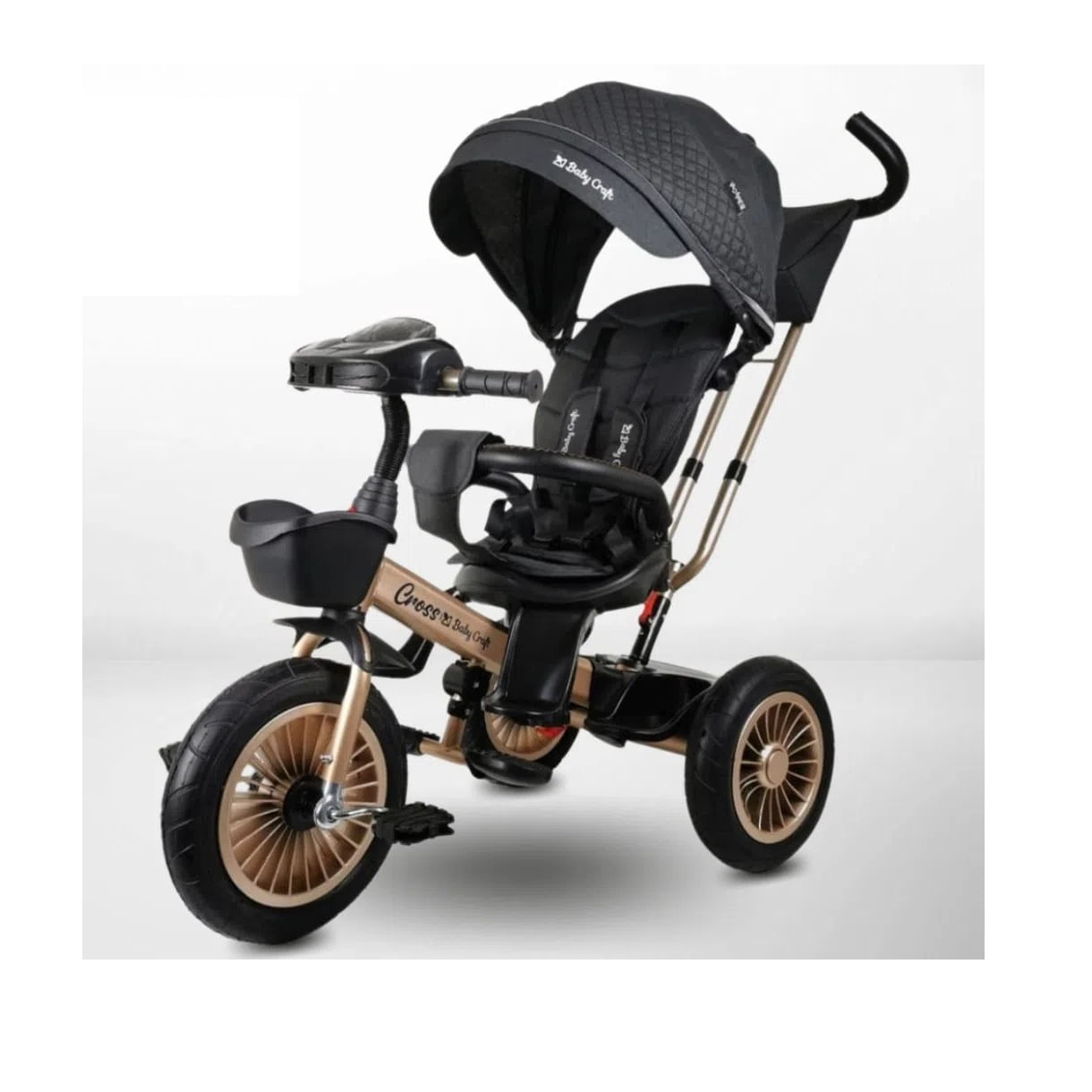 Triciclo Guiador Baby Negro