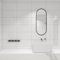 Pared 30x60cm ladrillo blanco 1.8m2 Orange