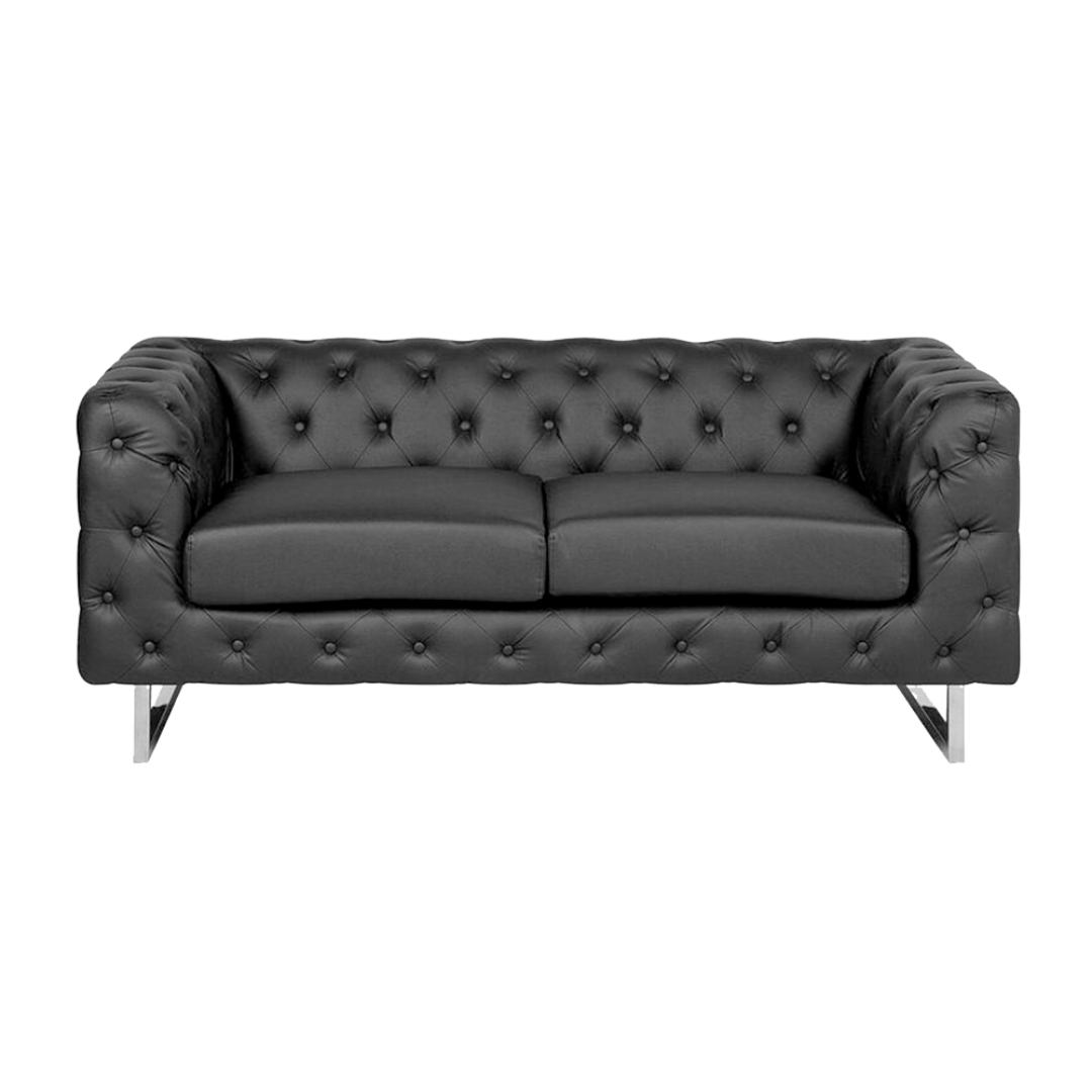 Sofa de 2 Cuerpos Otra FormasHome Negro