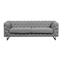 Sofa de 3 Cuerpos Otra FormasHome Gris Claro
