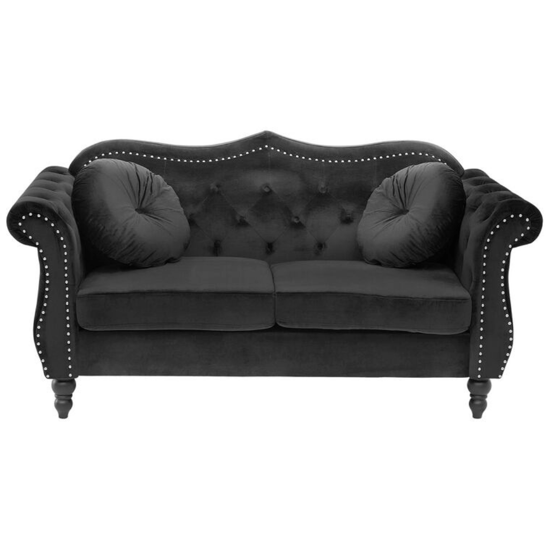 Sofa de 2 Cuerpos Bodo FormasHome Negro