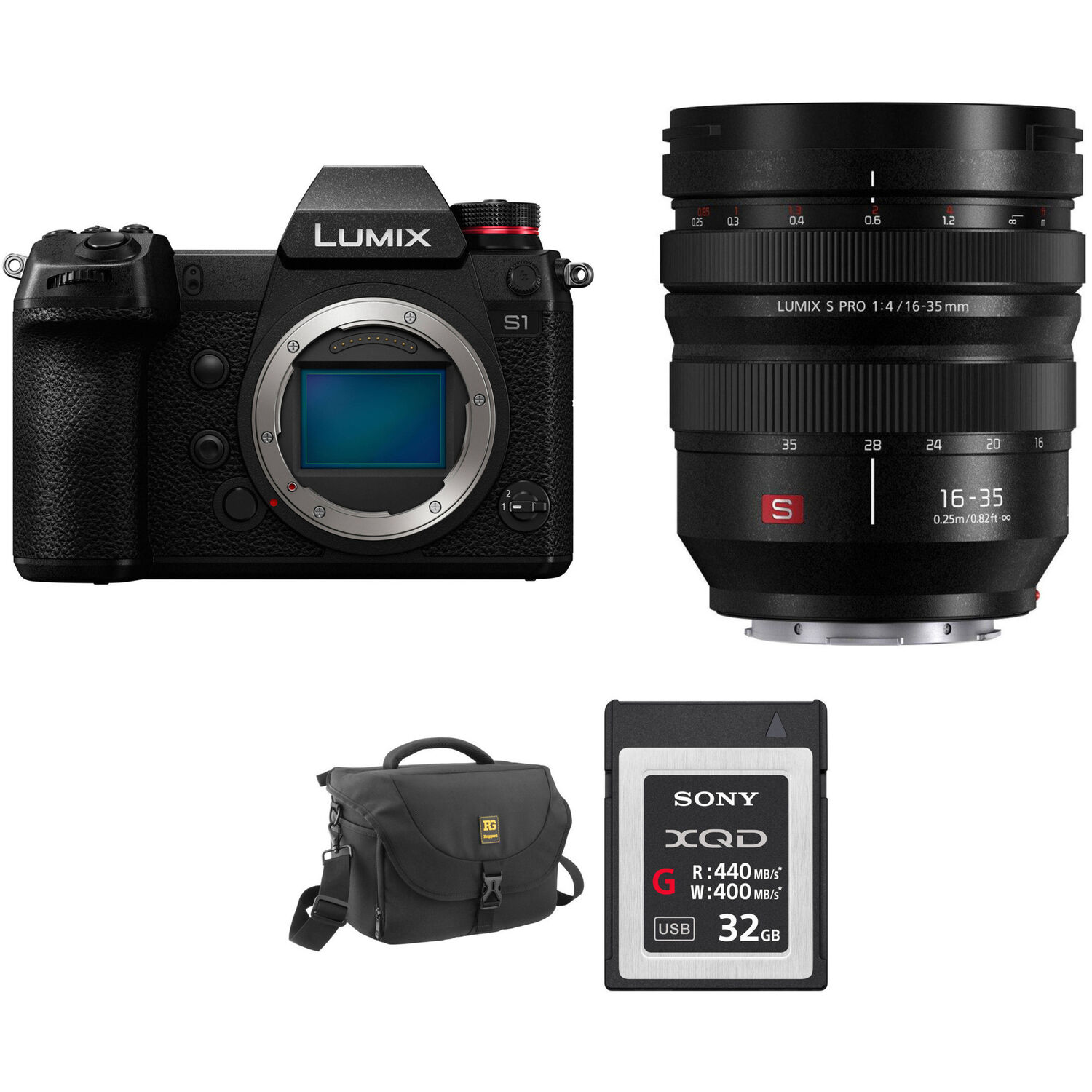 Cámara Mirrorless Lumix S1 de Panasonic con Kit de Lente 16 35Mm F 4