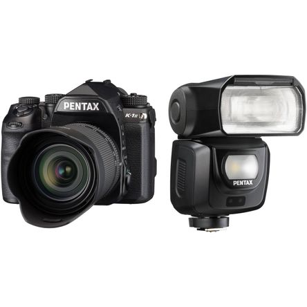 Cámara Dslr Pentax K 1 Mark Ii con Lente de 28 105Mm y Kit de Flash Af540Fgz Ii