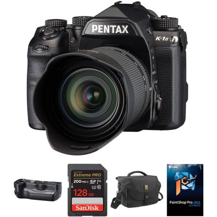 Cámara Dslr Pentax K 1 Mark Ii con Lente de 28 105Mm y Kit de Batería Grip