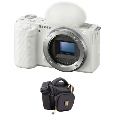 Cámara Mirrorless Sony Zv E10 con Kit de Bolsa Blanco