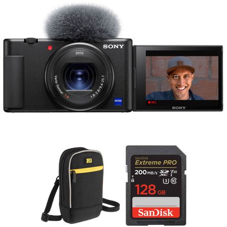 Cámara Digital Sony Zv 1 con Kit de Accesorios Negro Cámara Digital Sony Zv 1 con Kit de Accesorios Negro