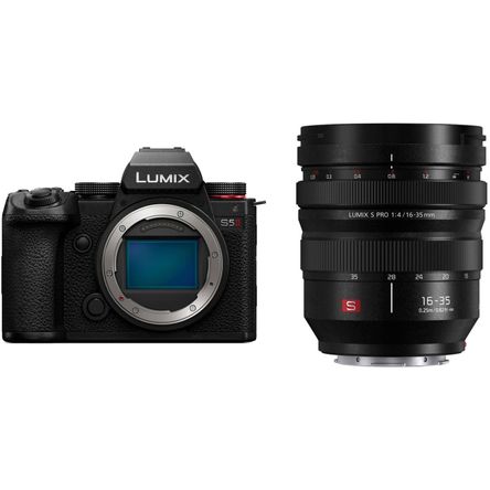 Kit de Cámara sin Espejo Panasonic Lumix S5 Ii con Lente 16 35Mm F 4