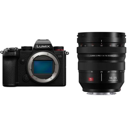 Cámara Mirrorless Lumix S5 de Panasonic con Objetivo de 16 35Mm F 4