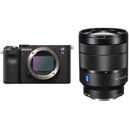 Cámara Mirrorless Sony A7C con Kit de Objetivo 24 70Mm F 4 Negro