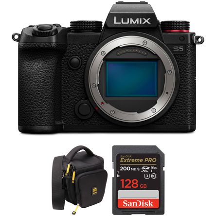 Cámara Mirrorless Panasonic Lumix S5 con Kit de Accesorios