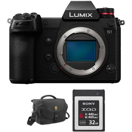 Cámara sin Espejo Panasonic Lumix S1 con Kit de Accesorios