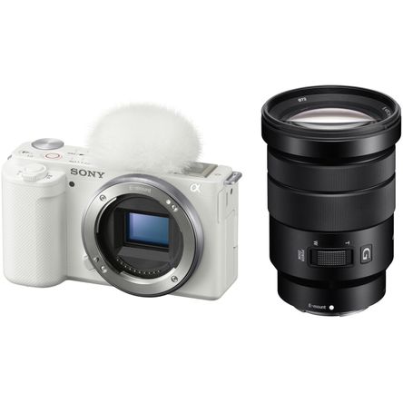 Cámara Sony Mirrorless Zv E10 con Kit de Objetivo de 18 105Mm F 4 Blanco