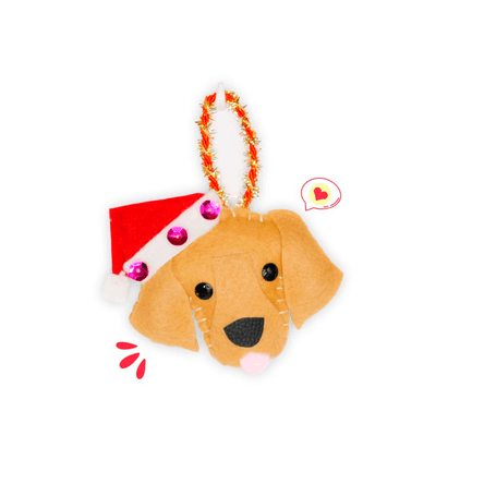 Colgante Navidad Dog Lover Khurmi Golden Hecho a Mano KHURMI MASCOTAS