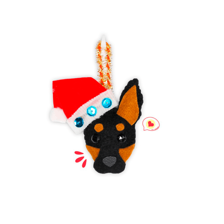 Colgante Navidad Dog Lover Khurmi Pincher Hecho a Mano KHURMI MASCOTAS