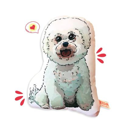 Cojín Dog Lover Khurmi Bichón Blanco Cojín Dog Lover Khurmi Bichón Blanco
