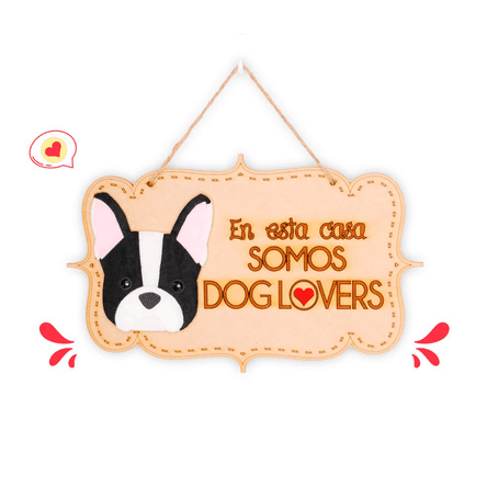 Colgante Trupán Dog Lover Khurmi Boston Terrier Hecho a Mano KHURMI MASCOTAS