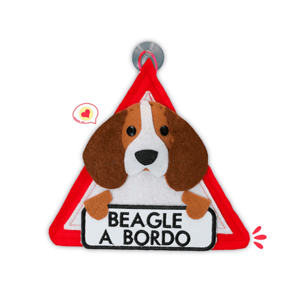 Colgante A Bordo Dog Lover Khurmi Beagle Hecho a Mano KHURMI MASCOTAS