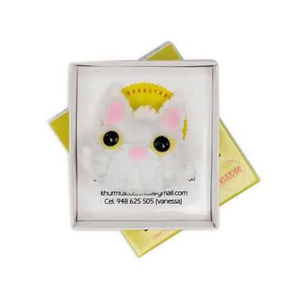 Llavero Cat Lover Khurmi Gato Persa Blanco Hecho a Mano Llavero Cat Lover Khurmi Gato Persa Blanco Hecho a Mano