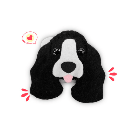 Imán Dog Lover Khurmi Cocker Negro/Blanco Hecho a Mano Imán Dog Lover Khurmi Cocker Negro/Blanco Hecho a Mano