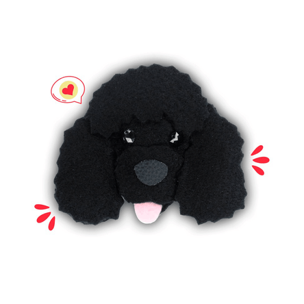 Imán Dog Lover Khurmi Poodle Negro Hecho a Mano KHURMI MASCOTAS