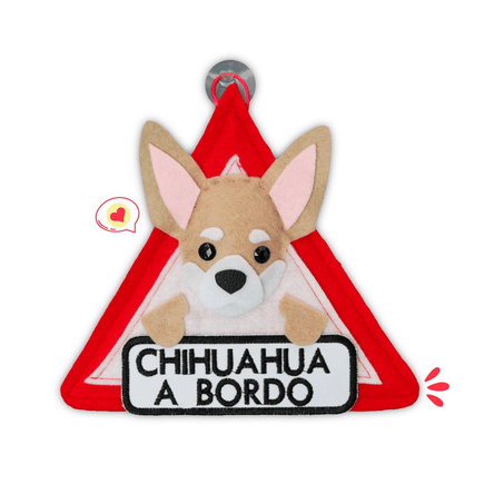 Colgante A Bordo Dog Lover Khurmi Chihuahua Beige Hecho a Mano Colgante A Bordo Dog Lover Khurmi Chihuahua Beige Hecho a Mano