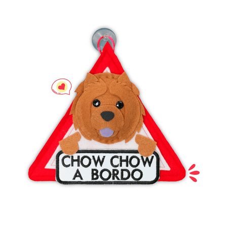 Colgante A Bordo Dog Lover Khurmi Chow Chow Hecho a Mano Colgante A Bordo Dog Lover Khurmi Chow Chow Hecho a Mano
