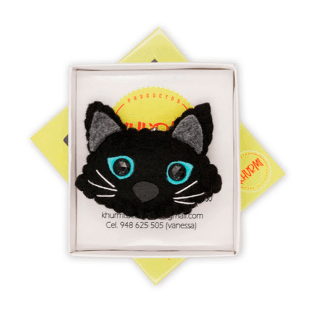 Llavero Cat Lover Khurmi Gato Negro Hecho a Mano Llavero Cat Lover Khurmi Gato Negro Hecho a Mano