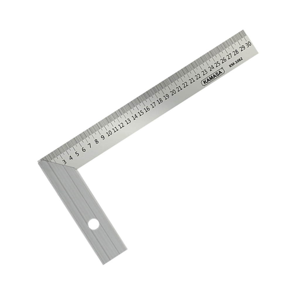 Escuadra fabricada en aluminio 12"" Kamasa