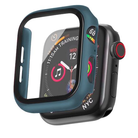 Case 360 Glass Compatible con  Apple Watch 44mm Verde