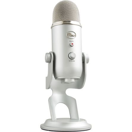 Micrófono Usb Blue Yeti Plata