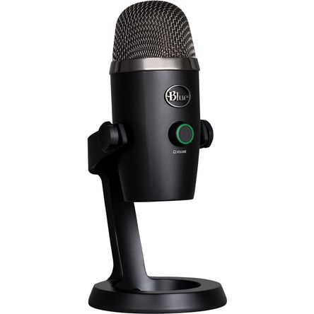 Micrófono de Condensador Usb Blue Yeti Nano Multi Pattern Negro