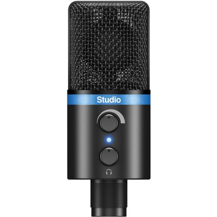 Micrófono Digital Ik Multimedia Irig Mic Studio para Ios Mac Pc y Android Negro